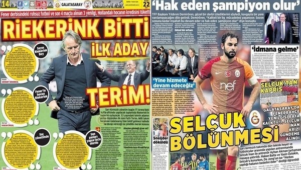 Gazete manşetleri - Gazete Oku (22 Kasım 2016)