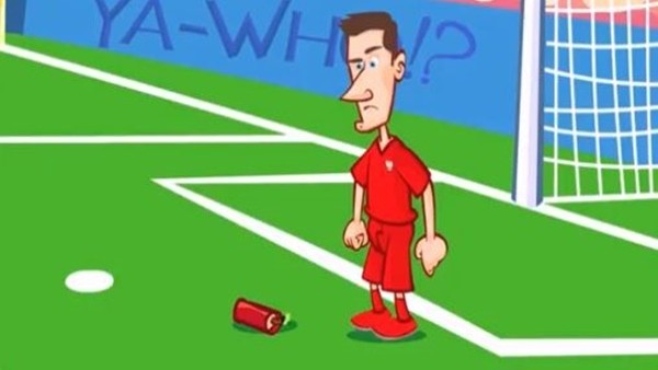 Olaylı Romanya - Polonya maçı animasyon film oldu