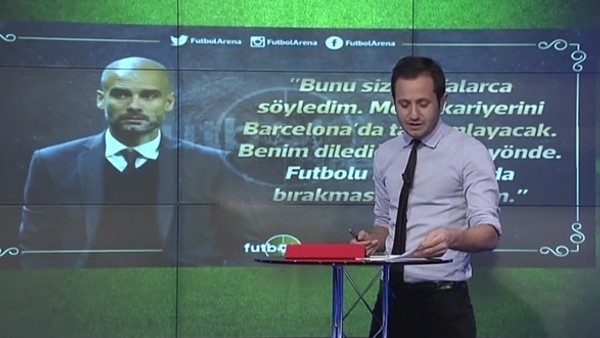 Pep Guardiola: 'Messi'nin futbolu Barcelona'da bırakmasını istiyorum'