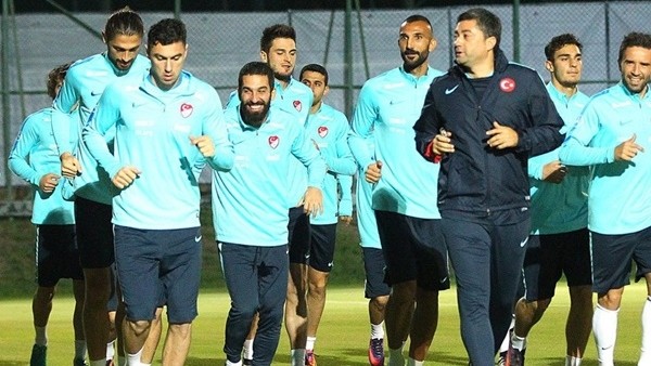 Milli takımdan keyifli antrenman