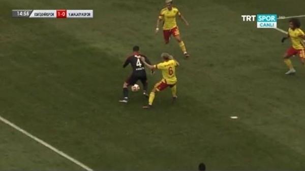 Eskişehirspor'un yeni stadında ilk golü Hasan Hüseyin Acar attı