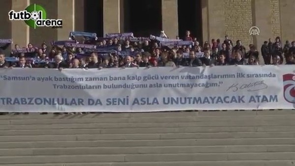 Trabzonsporlulardan Anıtkabir ziyareti