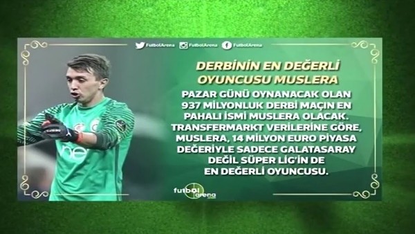Ömer Çatkıç: 'Derbide Muslera'ya ihtiyaç olacak'