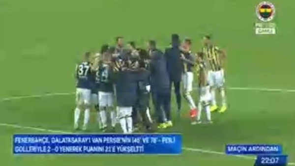 Fenerbahçeli futbolcular maç sonu galibiyeti böyle kutladı