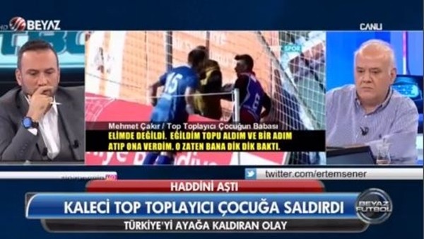 Tolgahan Acar'ın üzerine yürüdüğü top toplayıcı çocuk olayı anlattı