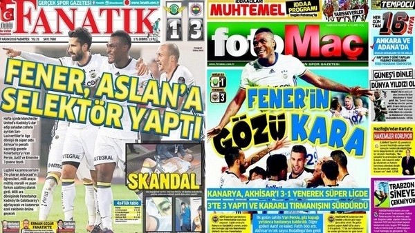 Gazetelerde günün manşetleri (7 Kasım 2016)