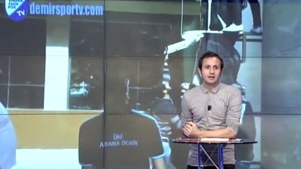 Adana Demirspor'dan Mustafa Kemal Atatürk için pankart