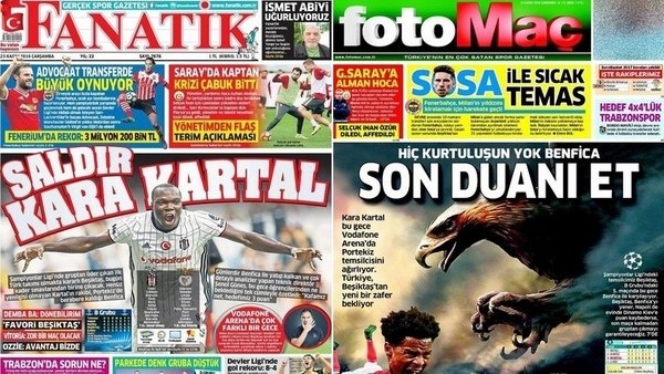 Gazete manşetleri - Gazete Oku (23 Kasım 2016)