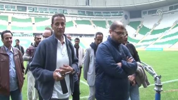 Arap iş adamları, Bursaspor'un stadını ziyaret etti