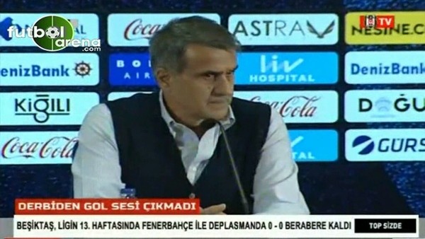 Şenol Güneş'in maç sonu açıklamaları