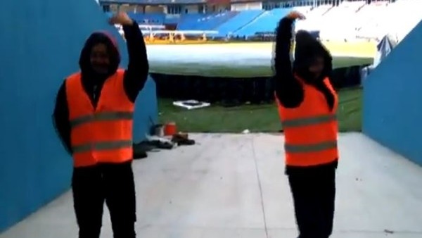 Akyazı Arena'da ilginç dans