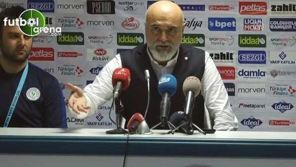 Çaykur Rizespor Teknik Direktörü Hikmet Karaman'ın açıklaması