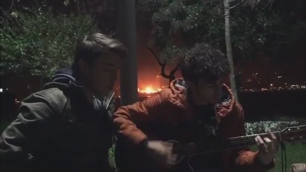 Patlama anı kameralara böyle yansıdı