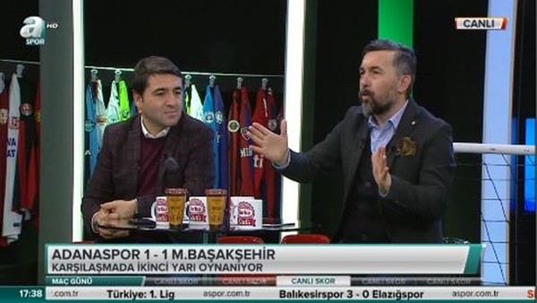 Adanaspor - Başakşehir maçında verilen ofsayt kararına tepkiler