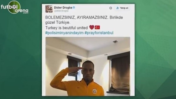 Futbolcuların terör saldırısına tepkileri