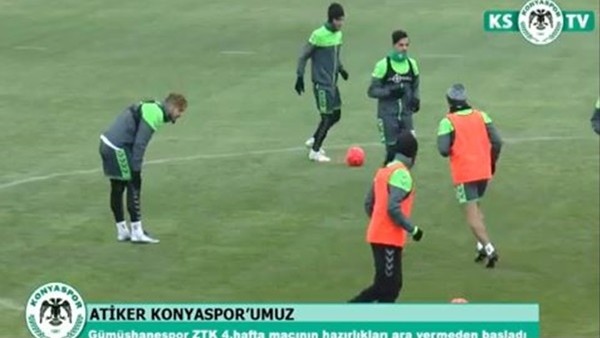 Atiker Konyaspor'da Gümüşhanespor maçı hazırlıkları