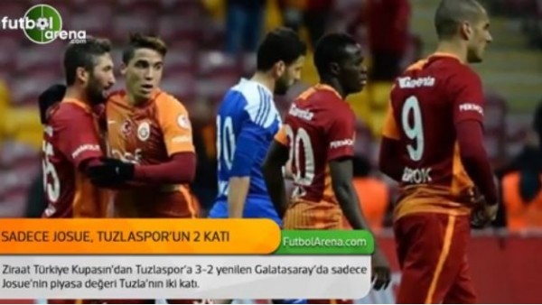 Sadece Josue, Tuzlaspor'un 2 katı