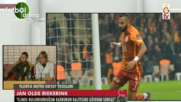 Galatasaray'da teknik direktör Riekerink açıklamalarda bulundu. 