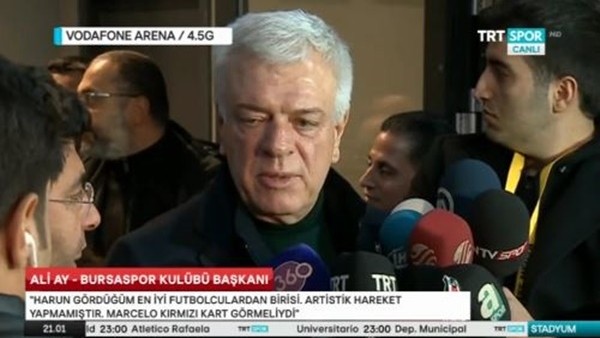 Bursaspor Başkanı Ali Ay: "Ucuz penaltılardı"