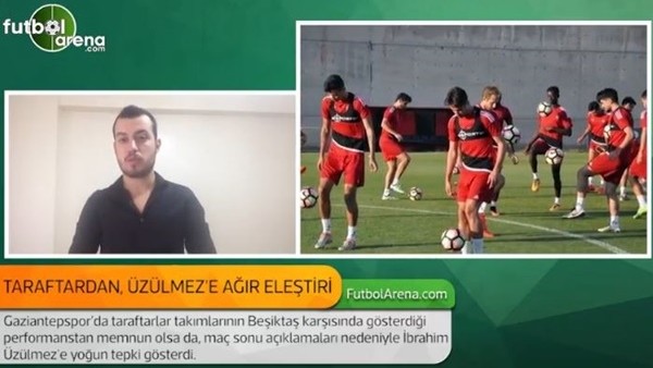 Gaziantepspor taraftarından, İbrahim Üzülmez'e ağır eleştiri