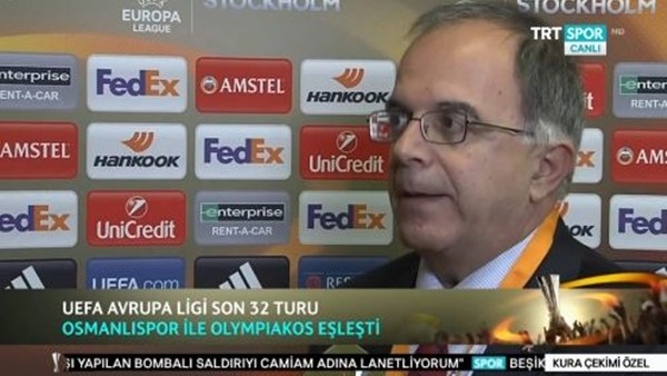 Olympiakos cephesinden Osmanlıspor yorumu