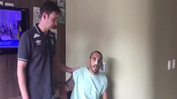 Sağ kurtulan futbolcudan mesaj var