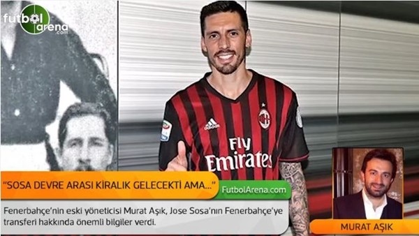 Murat Aşık: 'Jose Sosa devre arasında kiralık gelecekti ama...'