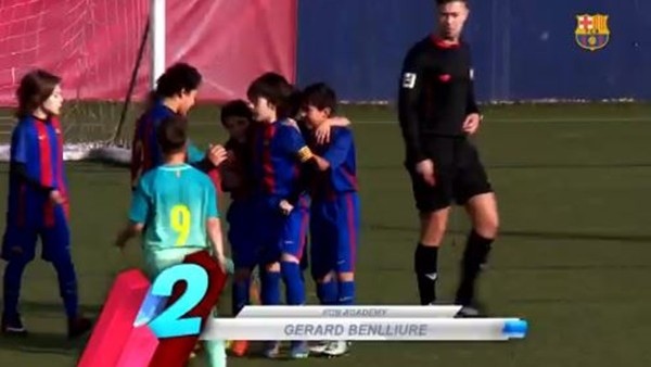 Barcelonalı gençlerden muhteşem goller