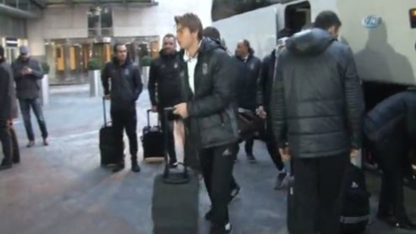 Beşiktaş Kiev'e geldi