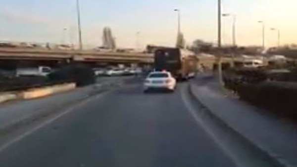 Galatasaray takım otobüsü stada doğru yola çıktı