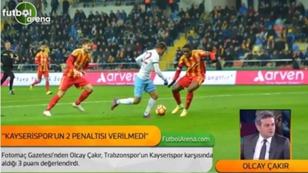 Olcay Çakır: 'Kayserispor'un 2 penaltısı verilmedi'
