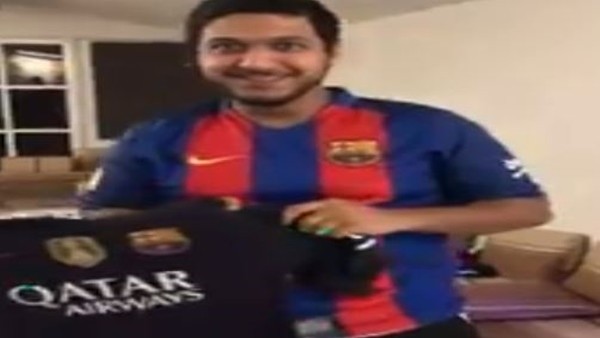 Real taraftarı, Barcelonalı arkadaşını trolledi!