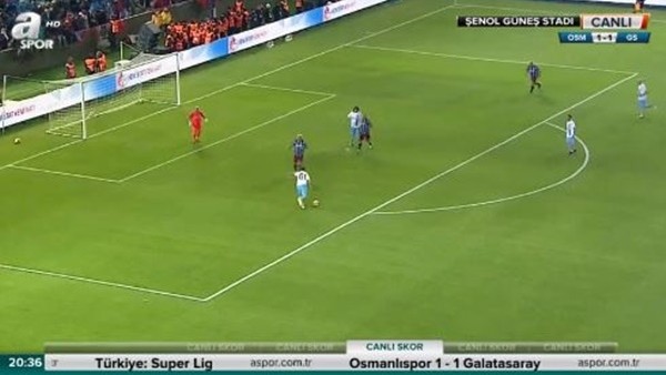 Haluk Kulaçoğlu'nun Şenol Güneş Stadı'nda attığı şık gol