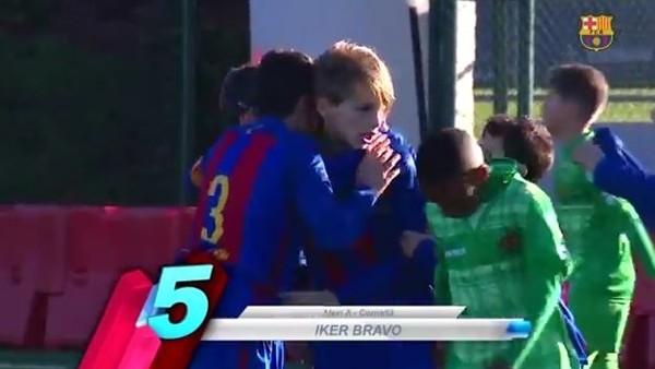 Barcelonalı gençlerin bu hafta attığı şık goller
