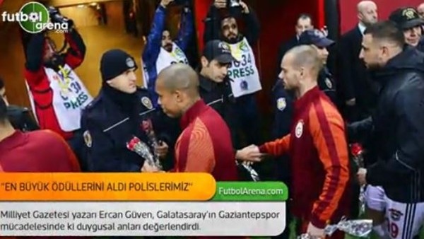 Ercan Güven: 'En büyük ödüllerini aldı polislerimiz.'