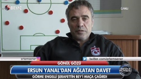 Ersun Yanal görme engelli Şeraffettin amcayı Fenerbahçe maçına davet etti