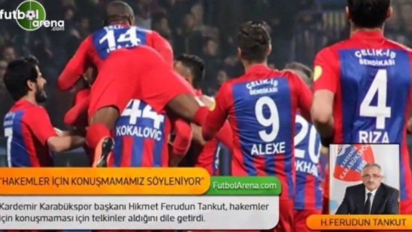 Ferudun Tankut: 'Hakemler hakkında konuşmamız istenmiyor'