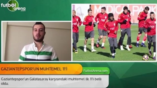 Gaziantepspor'un muhtemel 11'i