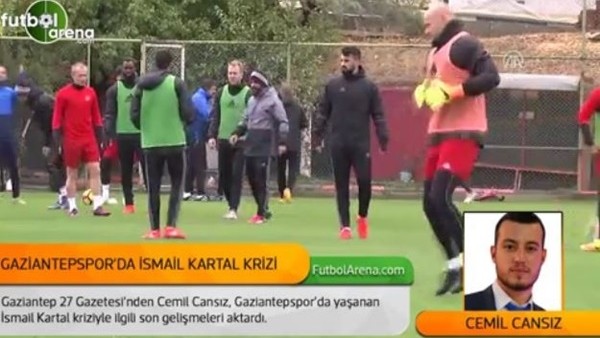 Gaziantepspor'da İsmail Kartal krizi