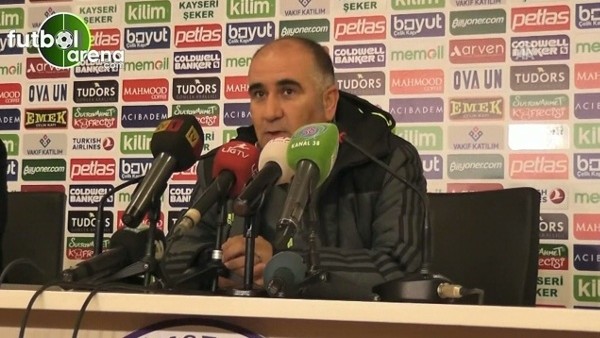 Kayserispor Teknik Sorumlusu Ertuğrul Seçme'nin açıklamaları
