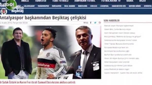 Antalyaspor başkanından Beşiktaş çelişkisi