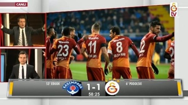 Bruma'nın golünde GS TV!