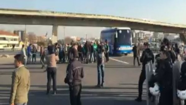 Bursaspor taraftarı İstanbul'da