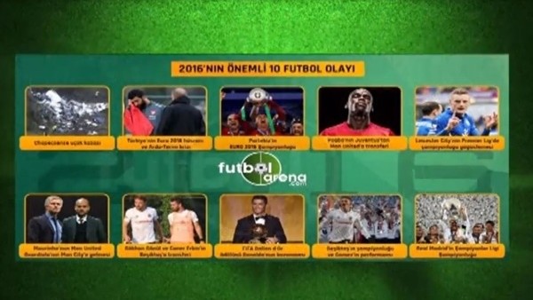 2016'nın önemli 10 futbol olayı
