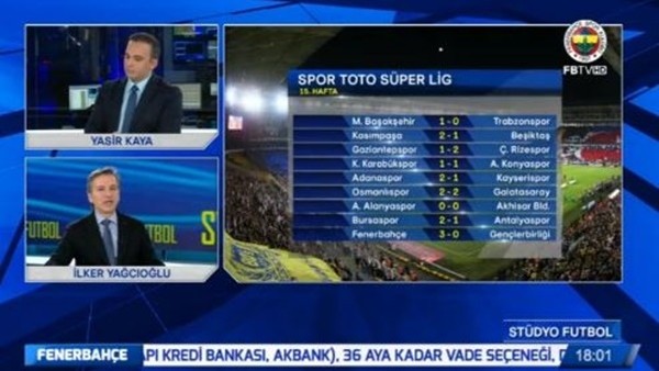 FB TV'de Beşiktaş'a hakem göndermesi