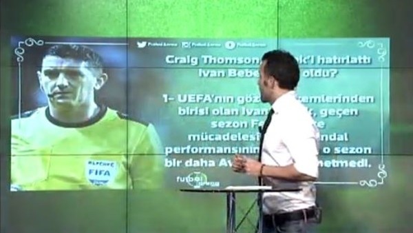 Deniz Çoban'dan Craig Thomson yorumu