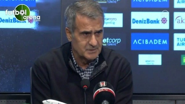 Beşiktaş Teknik Direktörü Şenol Güneş'in maç sonu açıklamaları