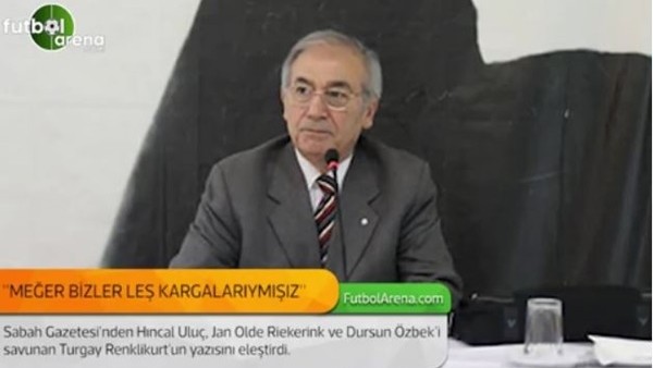 Hıncal Uluç: 'Meğer bizler leş kargalarıymışız.'
