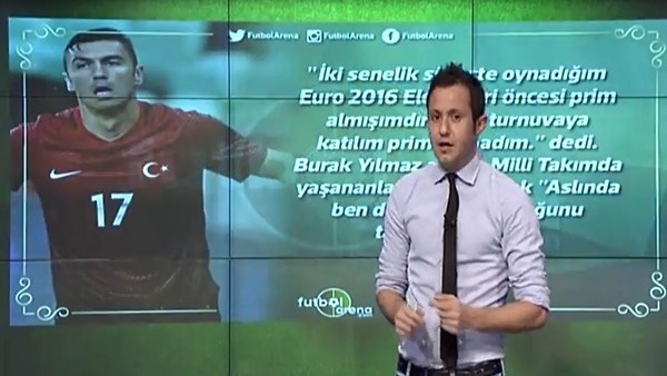 Burak Yılmaz: 'EURO 2016'ya katılım primi almadım'