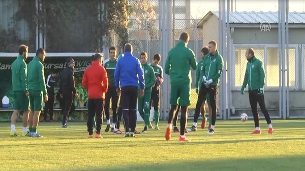 Bursaspor, Aydınspor maçı hazırlıklarını sürdürdü